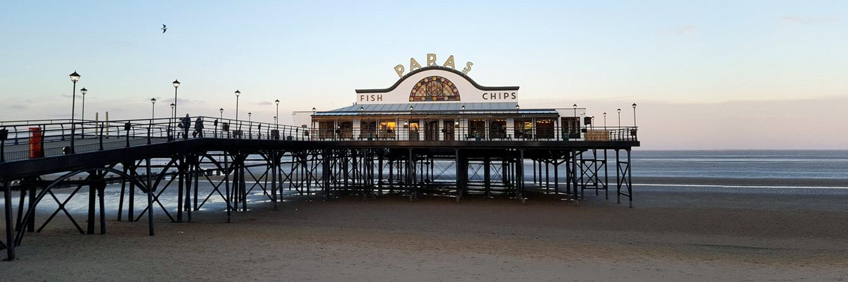 Fish and Chips Restaurant on Cleethorpes pier